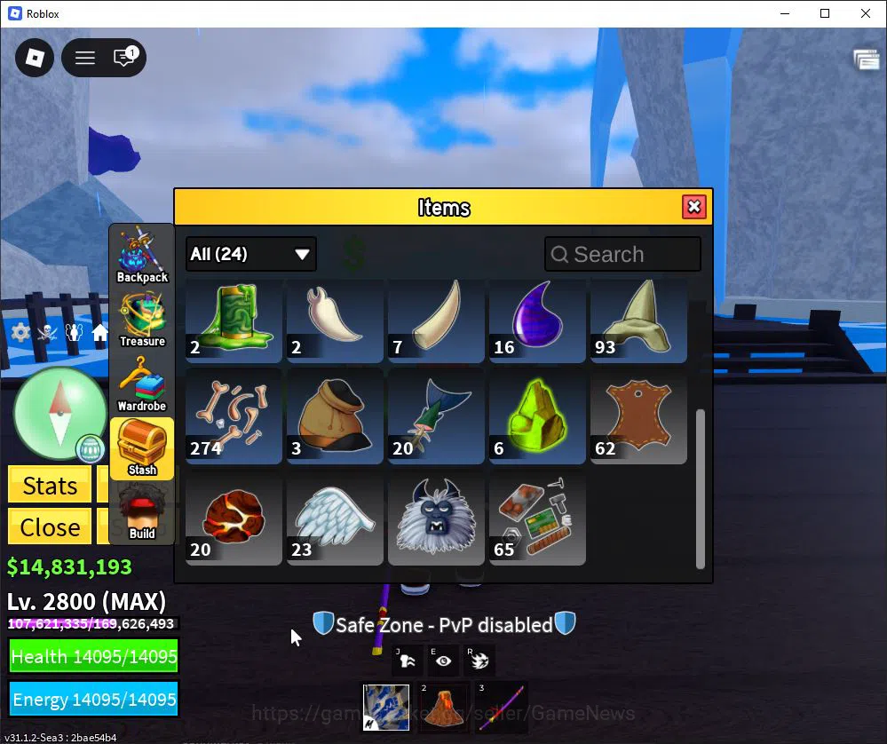 Roblox Accounts Blox Fruit |Lv Max + Magma, GodHuman |14M Beli 37K Frag| 2 Myth Weap 5 Legend Fruit |Human V1|Unverif(RBL950) 8