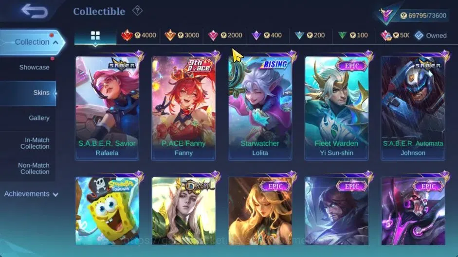Mobile Legends: Bang Bang Accounts Hero 122|Skin 256|116 Dm|Legend Layla,Allstar Mosk image 10