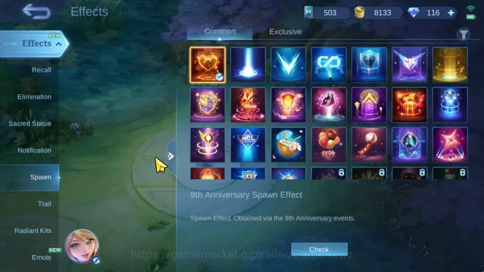 Mobile Legends: Bang Bang Accounts Hero 122|Skin 256|116 Dm|Legend Layla,Allstar Mosk image 20