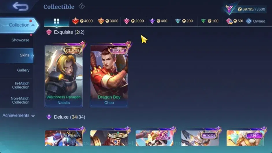 Mobile Legends: Bang Bang Accounts Hero 122|Skin 256|116 Dm|Legend Layla,Allstar Mosk image 8