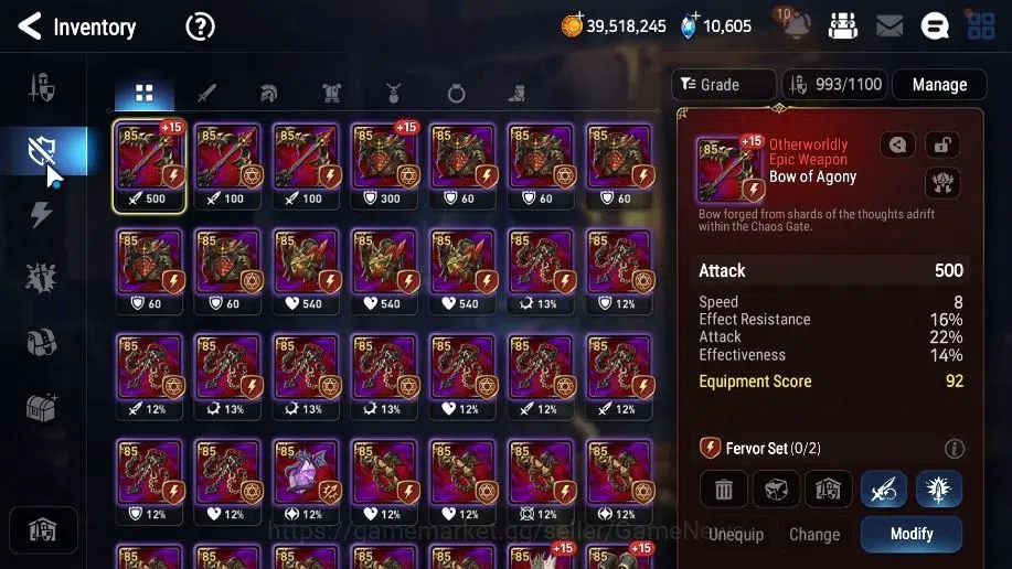 Epic Seven Accounts High-End GLOBAL UnVerif|19 ML(Notos,SN Yulha,Salome,Harseti,RnL)+Estele,Rinak,Setsuka,Etc|AUTO WG 14