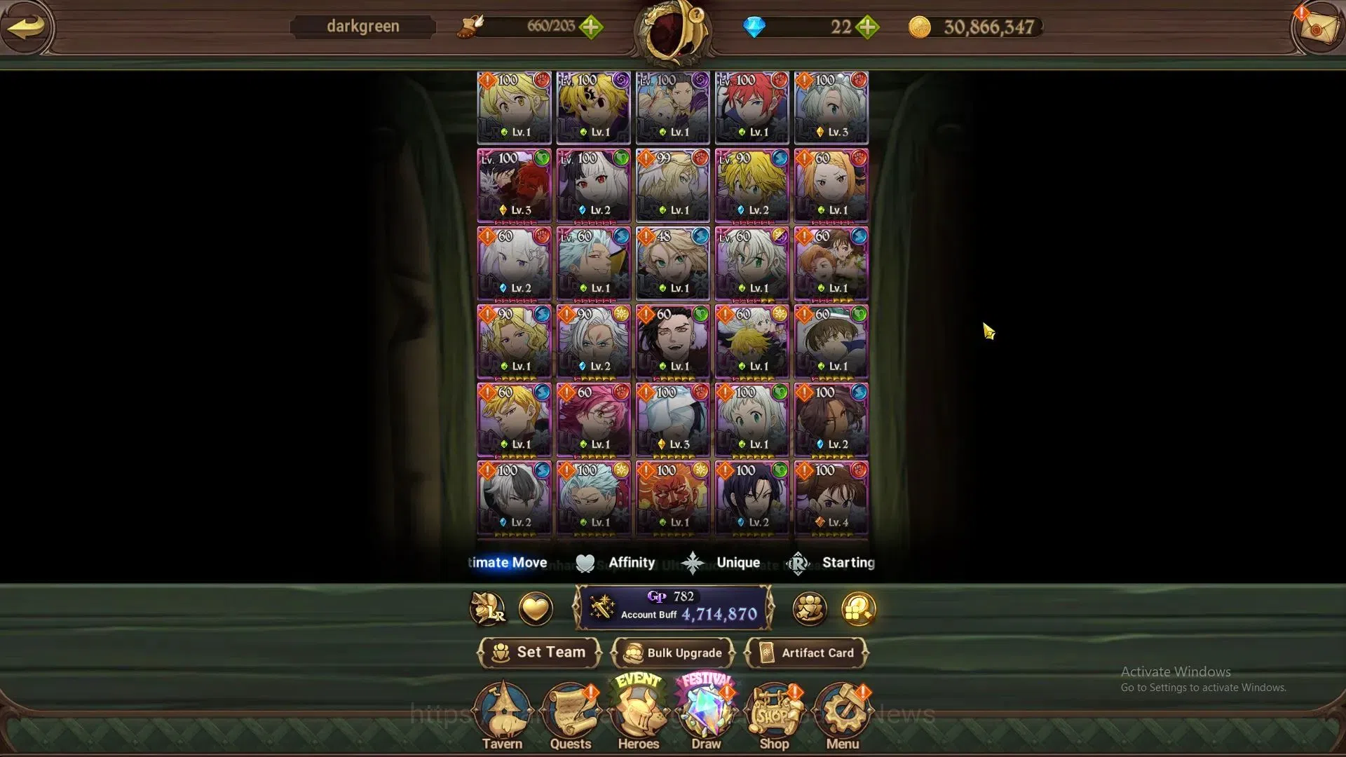 The Seven Deadly Sins: Grand Cross Accounts ASIA|4,7M CC|8 LS,22 Dm|6 LR+8 UR+Collab ReZERO|Su image 3