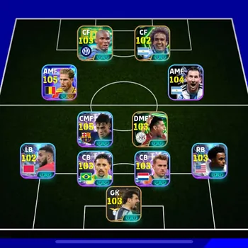 eFootball Accounts Legends & Iconic Players COLECTIVE 3205+ | K DE BRYUNE WCP2026 x PEDRI x S ETOO x G BATISTUTA x LIONEL