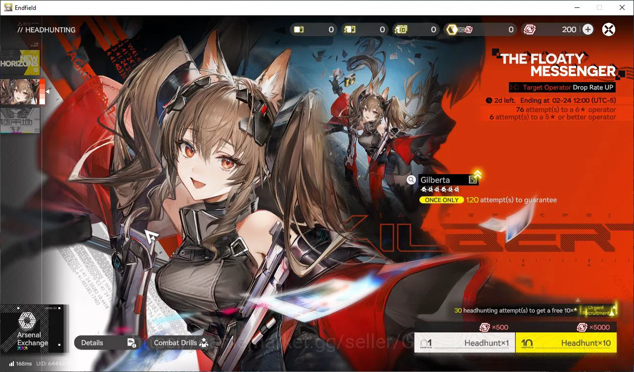 Arknights: Endfield Accounts NA/EU Lv2 |1,8K+ Arsenal|Fresh Starter| Solo Meta SSR Laevatain| 6 SR 13