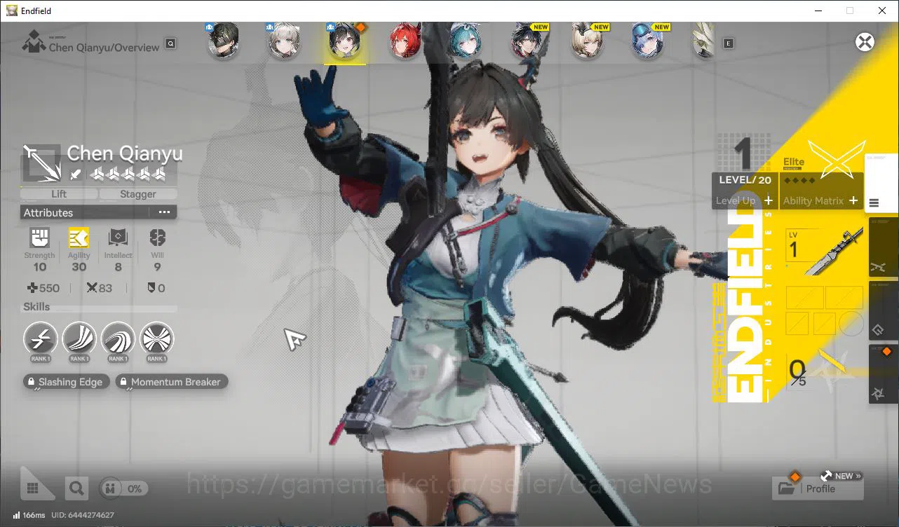Arknights: Endfield Accounts NA/EU Lv2 |1,8K+ Arsenal|Fresh Starter| Solo Meta SSR Laevatain| 6 SR 4