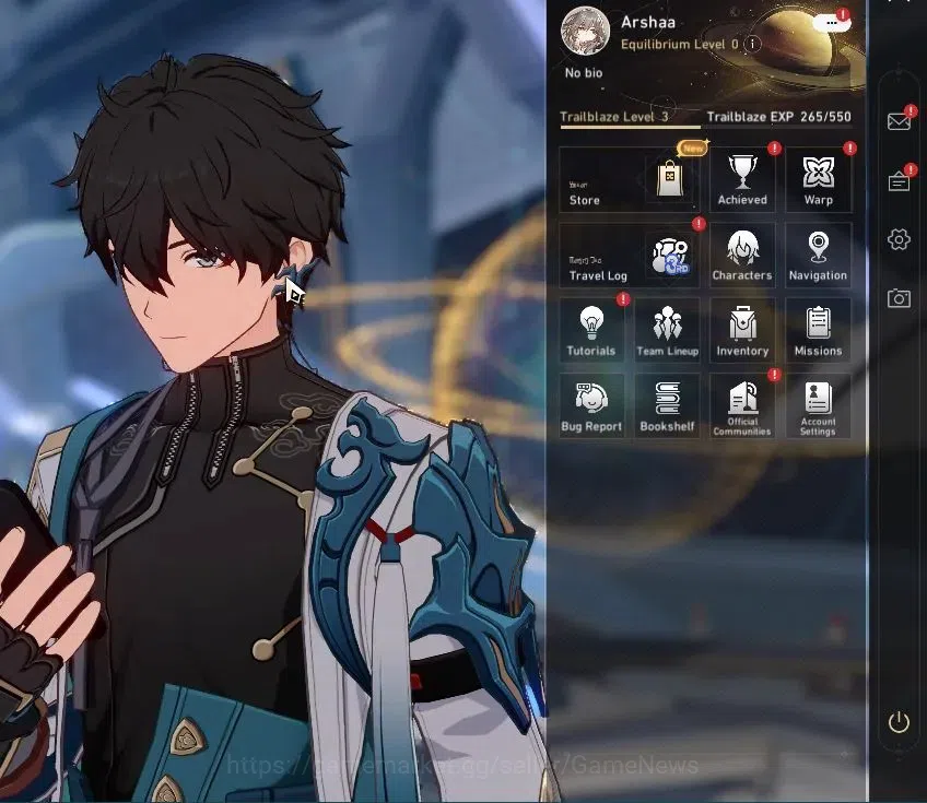 Honkai Star Rail Accounts Asia | TL 3 | Selector B5 ON + 1 Golden Companion image 1