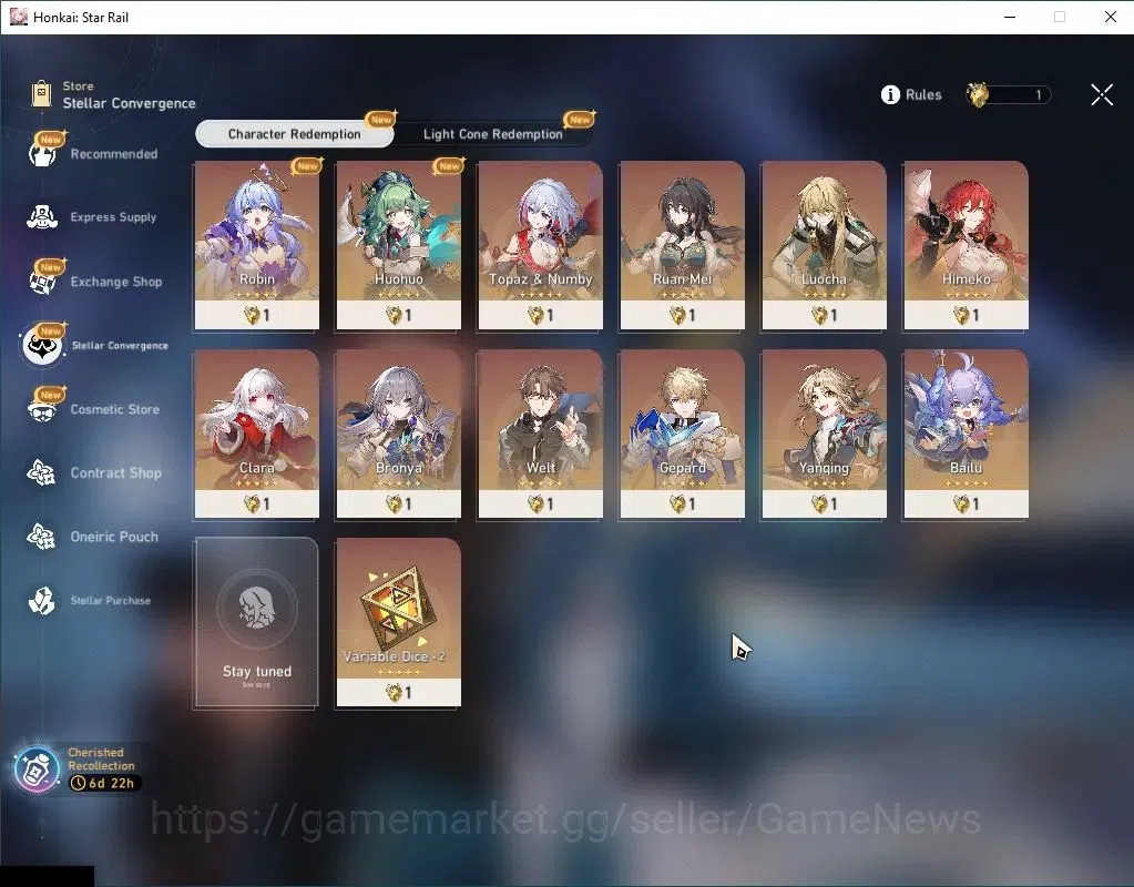 Honkai Star Rail Accounts Asia | TL 3 | Selector B5 ON + 1 Golden Companion image 11