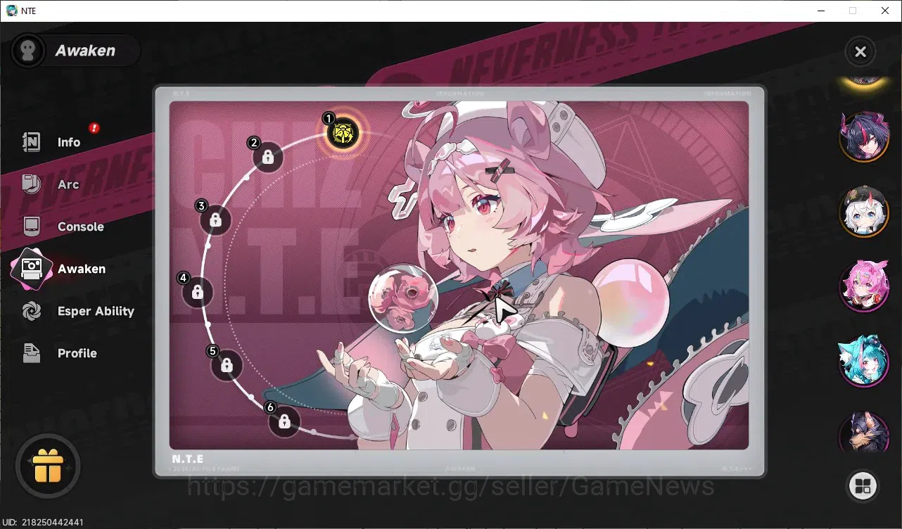 Neverness to Everness Accounts Global SEA|HL42|TL27|6 SSR(Lacrimosa+Outfit,Shinku,HathorA1,ChizA1,etc)+Sign|1 14