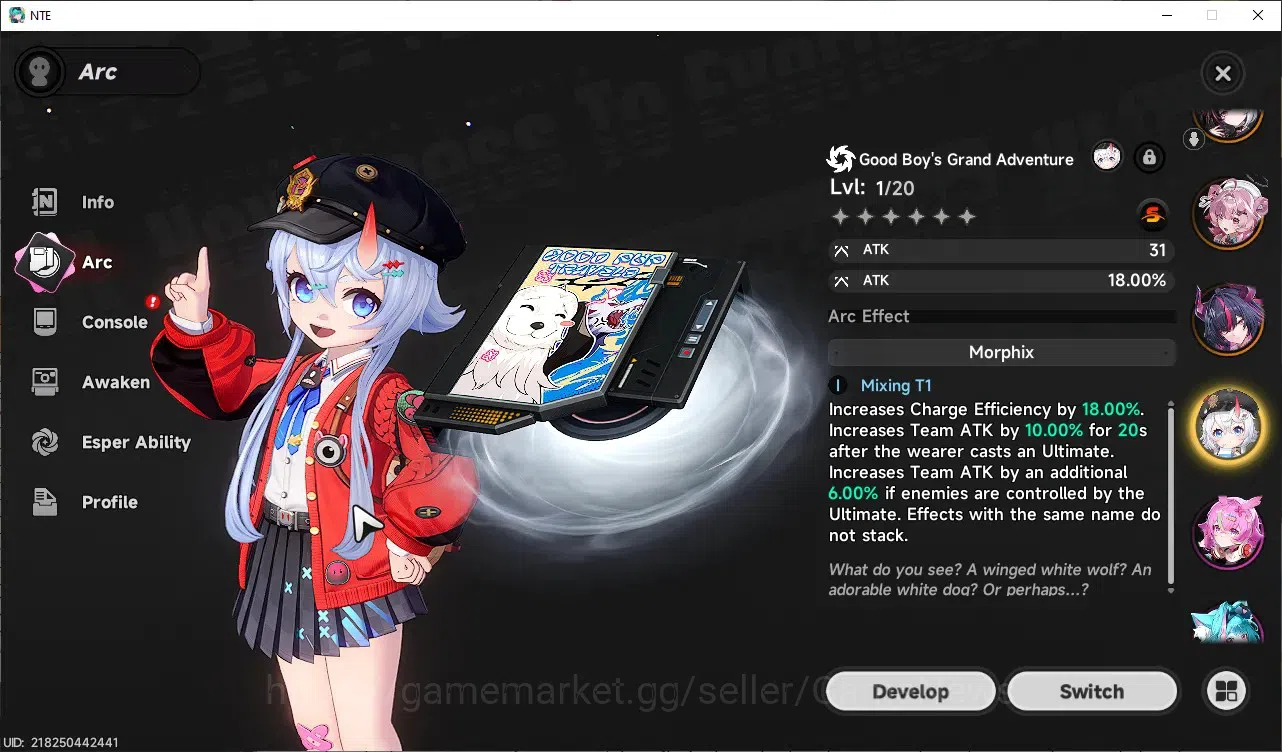 Neverness to Everness Accounts Global SEA|HL42|TL27|6 SSR(Lacrimosa+Outfit,Shinku,HathorA1,ChizA1,etc)+Sign|1 16