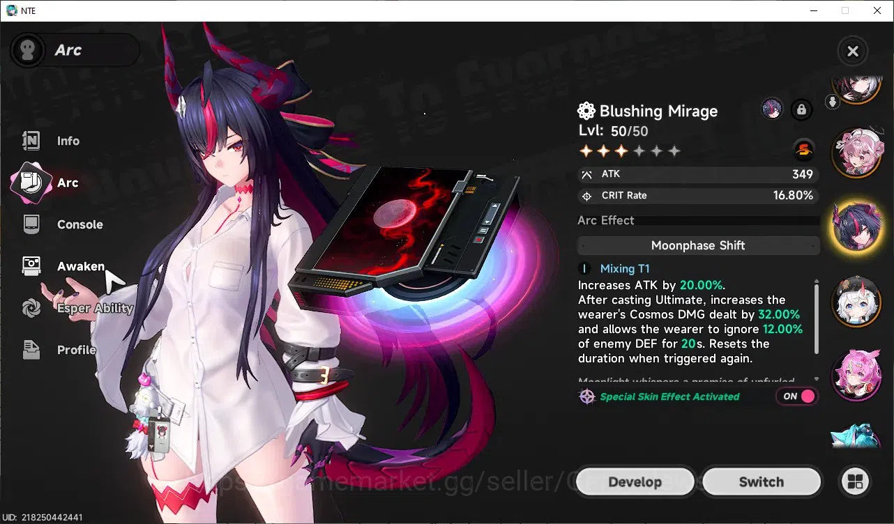 Neverness to Everness Accounts Global SEA|HL42|TL27|6 SSR(Lacrimosa+Outfit,Shinku,HathorA1,ChizA1,etc)+Sign|1 3
