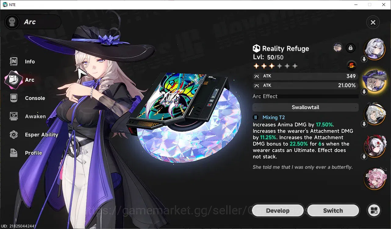 Neverness to Everness Accounts Global SEA|HL42|TL27|6 SSR(Lacrimosa+Outfit,Shinku,HathorA1,ChizA1,etc)+Sign|1 8