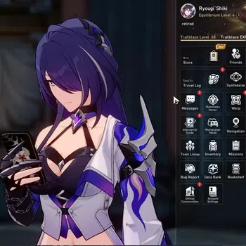 Honkai Star Rail Accounts Others Asia|TL 58|6 Limited|(Hysilens E1)+Sign Acheron,Mortenax Blade,Gilgamesh,Black Swan,Danheng