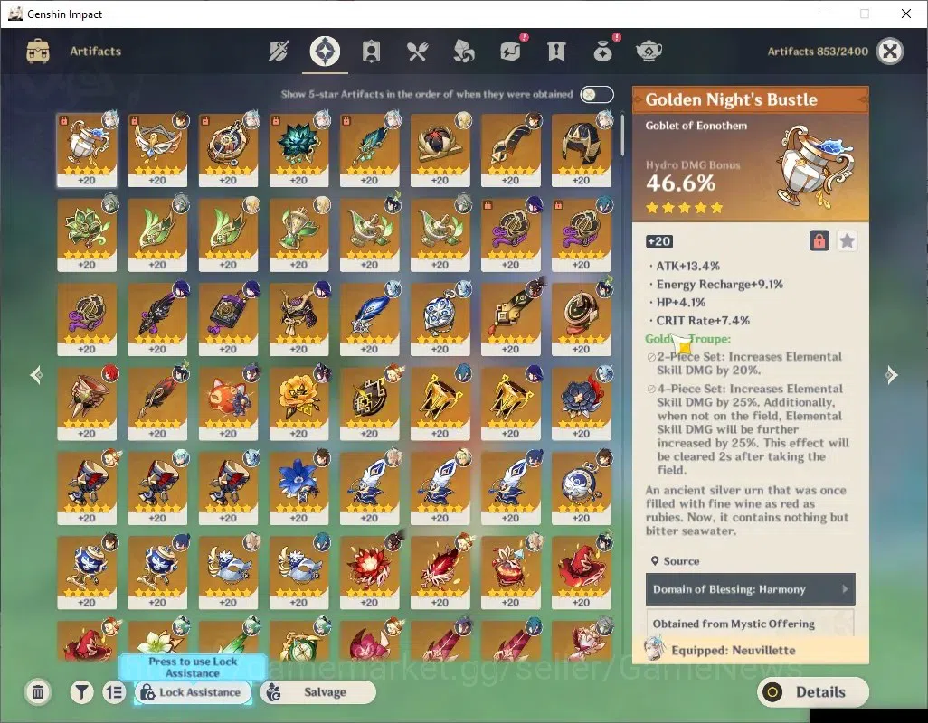 Genshin Impact Accounts ASIA |AR57 |8 Limited + 41 (*5Weapon) |Eula C1,Kle image 10