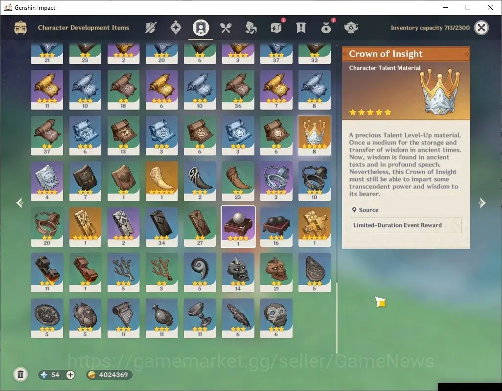 Genshin Impact Accounts ASIA |AR57 |8 Limited + 41 (*5Weapon) |Eula C1,Kle image 11