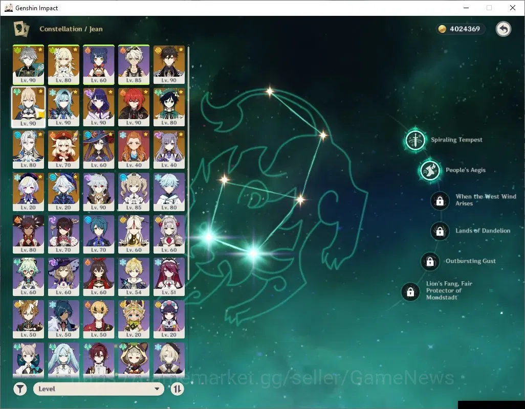 Genshin Impact Accounts ASIA |AR57 |8 Limited + 41 (*5Weapon) |Eula C1,Kle image 4