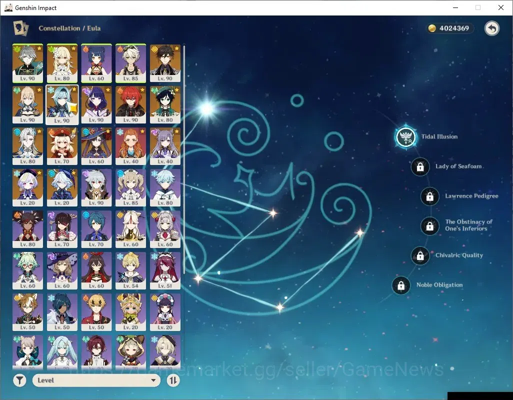 Genshin Impact Accounts ASIA |AR57 |8 Limited + 41 (*5Weapon) |Eula C1,Kle image 5