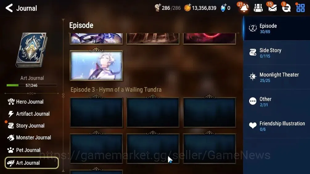 Epic Seven Accounts High-End GLOBAL UNVerif|NewEra|11 ML(LOTScales,Har Setti,Zio,etc)+Rinak,PFbyblis|AUTO WB Hunt|Poh ON|25K 18
