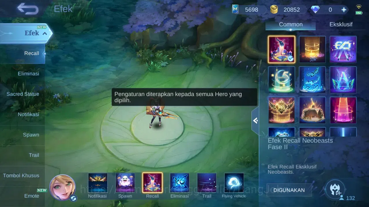 Mobile Legends: Bang Bang Accounts GLOBAL Hero 132 Skin 308 | Star Cyclops | KOF Mash image 13