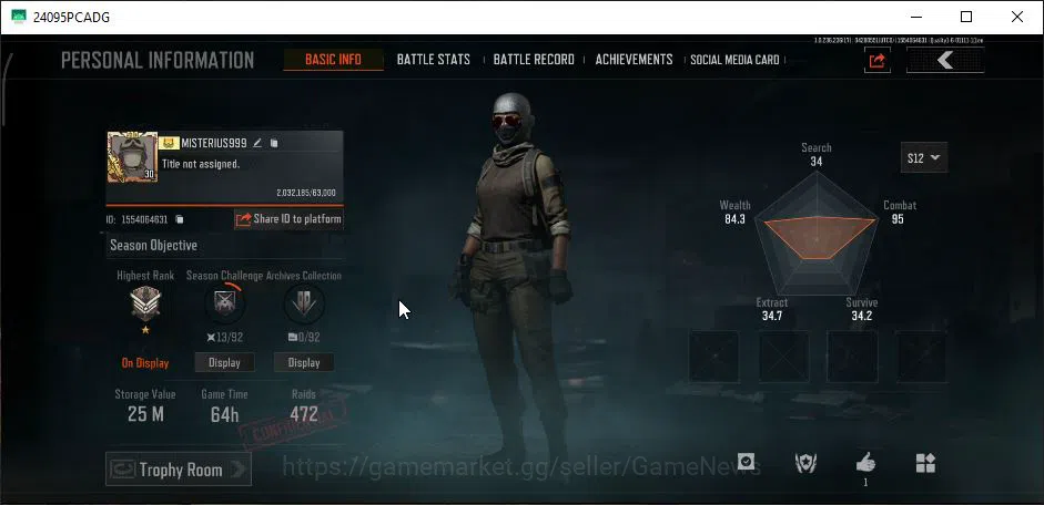Arena Breakout Accounts MOBILE Lv30|SV 25M|CV 24M|AKM Prismatic,AK102 Graf image 11