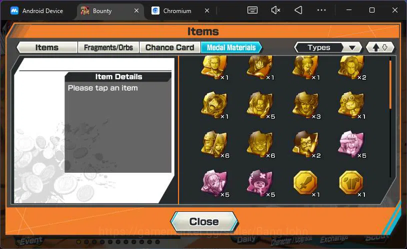 One Piece Bounty Rush Accounts Others GLOBAL|4 ex|Divine Shank,5elders Nusjuro,BP Kuzan, Red Shank|Check SS|OPBR133B 5