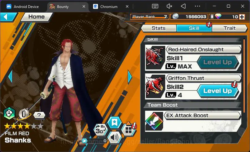 One Piece Bounty Rush Accounts Others GLOBAL|4 ex|Divine Shank,5elders Nusjuro,BP Kuzan, Red Shank|Check SS|OPBR133B 9