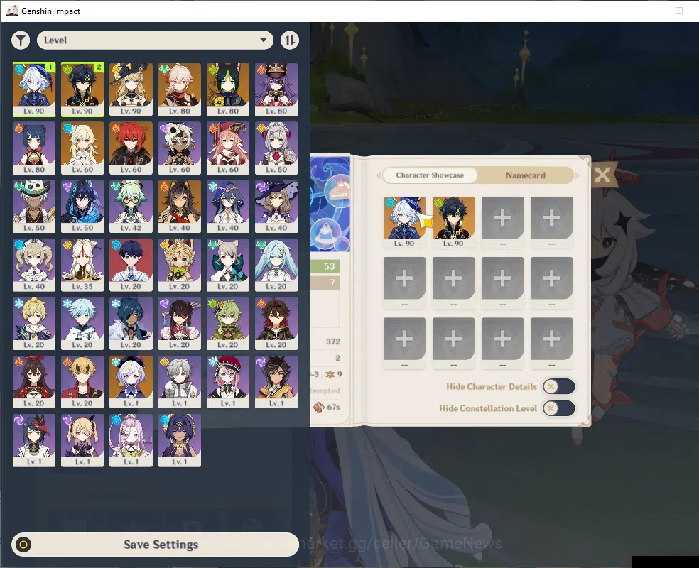 Genshin Impact Accounts ASIA|AR 53|4Limited+2(*5Wep)|Kazuha+Sign,Navia,Fur image 1
