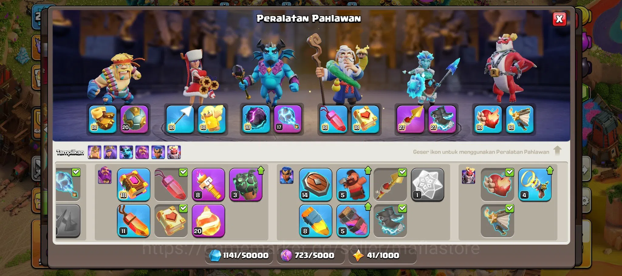 Clash of Clans Accounts TH15 OVERMAX HEROES: AQ 98, GW 69, RC 43, Battle M image 14