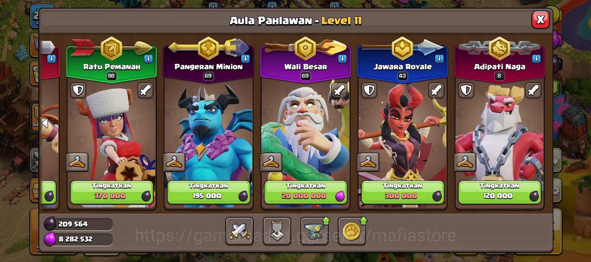 Clash of Clans Accounts TH15 OVERMAX HEROES: AQ 98, GW 69, RC 43, Battle M image 6