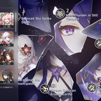 Honkai Star Rail Accounts Whale [ASIA] TL70 ENDGAME - 28 Limited Chars | 22x 5★ Light Cones | E6S1 Acheron & Castorice