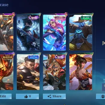 Mobile Legends: Bang Bang Accounts Collector Hero 32|Skin 36|Junior|Collector Balmond TiTan|Luckybox Odette|Blazing