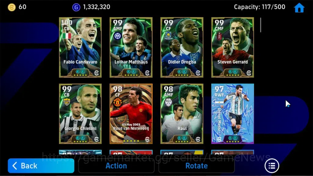 eFootball Accounts Android|BigTime Ruud van Nistelrooij,Epic Drogba C image 5