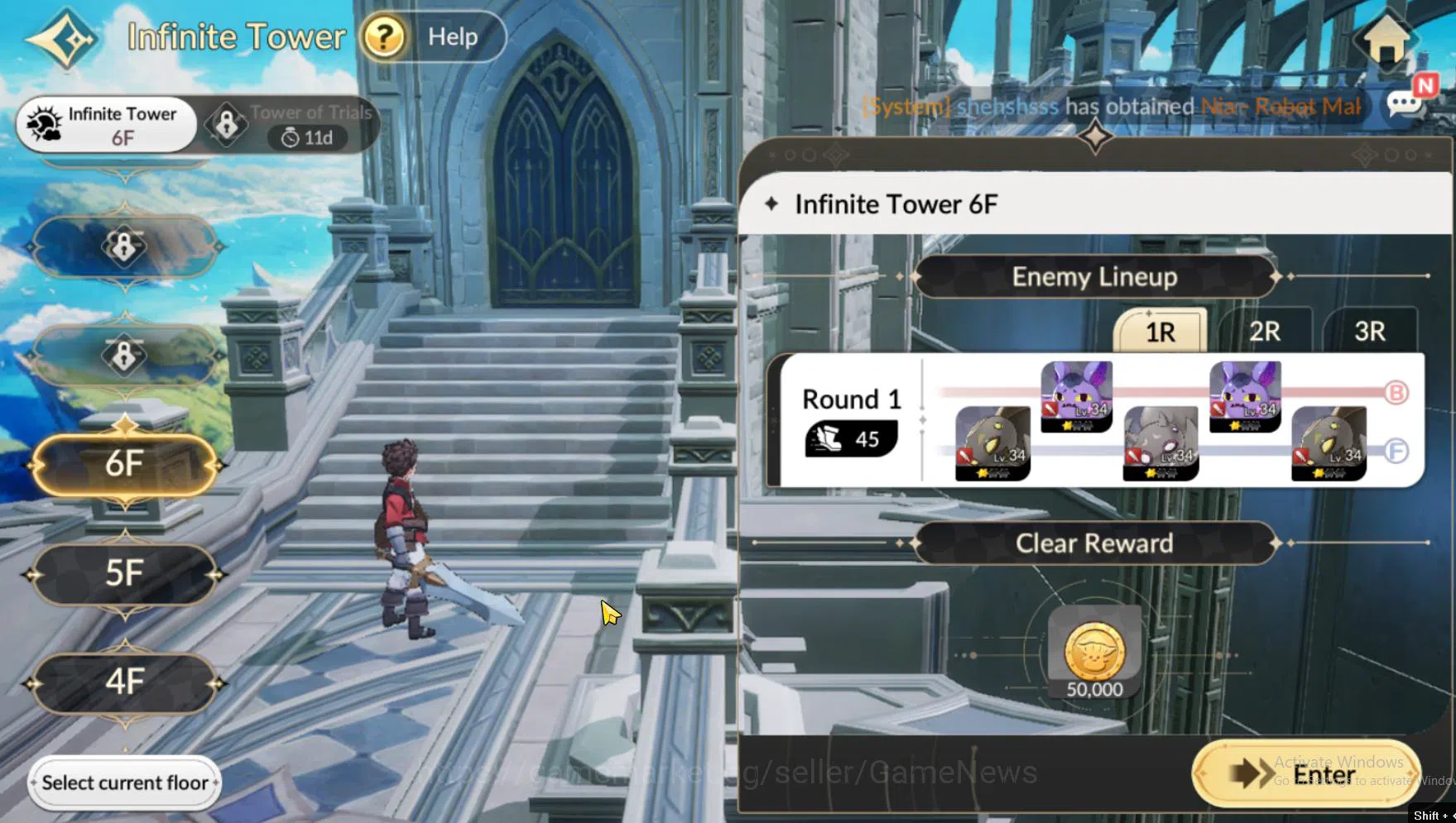 Seven Knights Re:Birth Accounts GLOBAL 6 LEGENDARY | Theo 6S + Alice 6S + Ace 5S + image 3