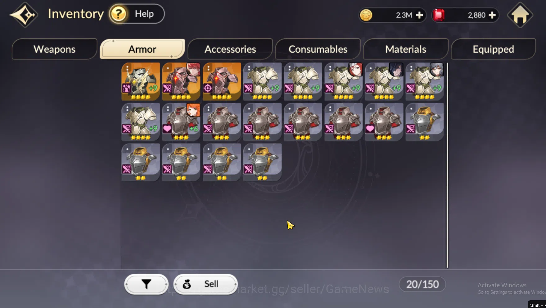 Seven Knights Re:Birth Accounts GLOBAL 6 LEGENDARY | Theo 6S + Alice 6S + Ace 5S + image 6