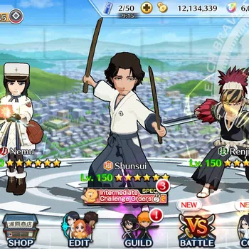 Bleach: Brave Souls Accounts Starter Global |47K BP+6K Orb|Fresh Story|Byakuya TYBW24,Rangiku Sw23,Shunsui SR,Renji