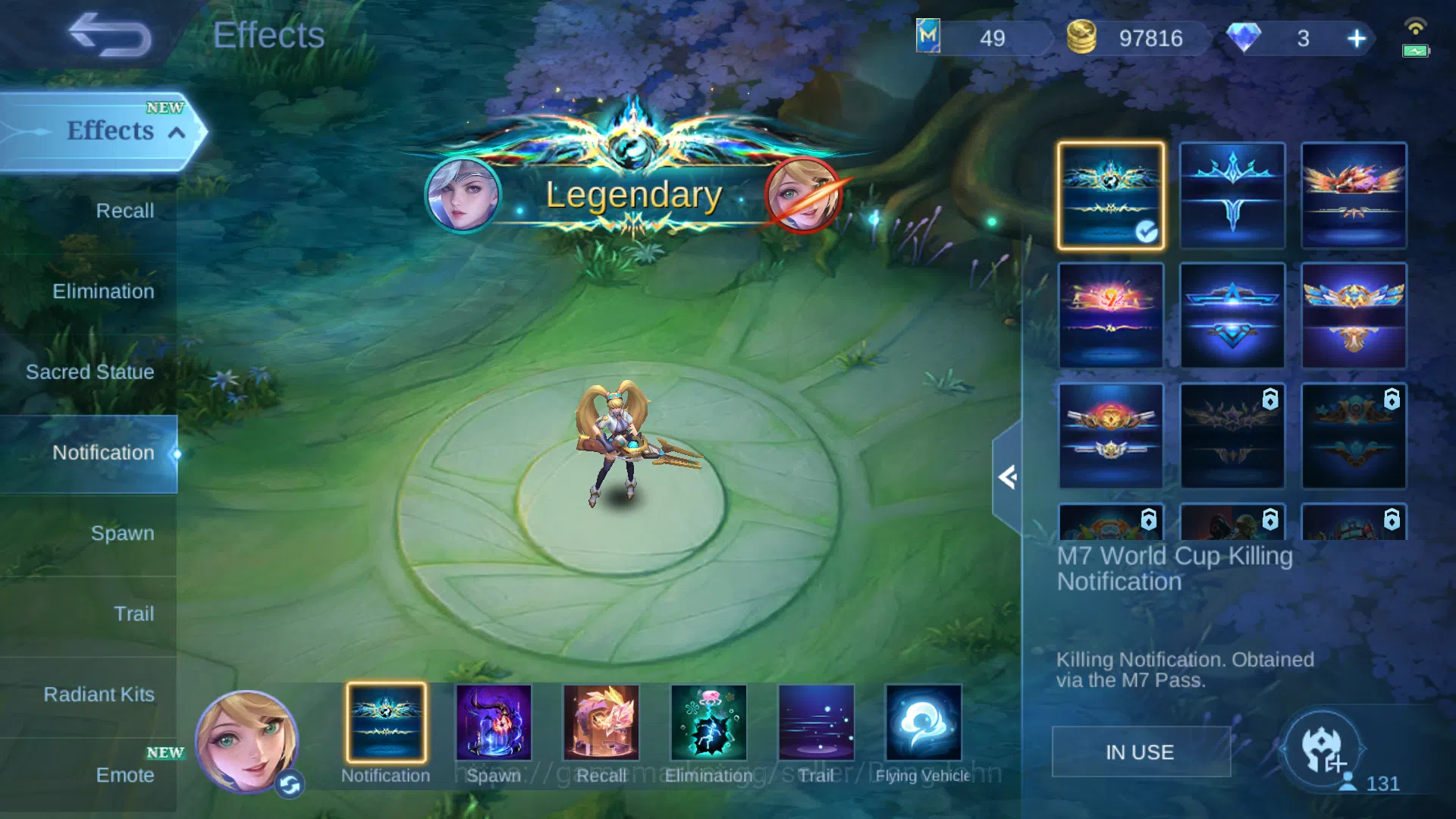Mobile Legends: Bang Bang Accounts Skin 258 | 2 Prime | 6 Zodiac | Prime Grangger | P image 11