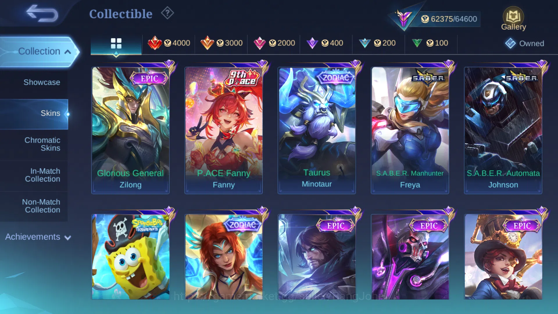 Mobile Legends: Bang Bang Accounts Skin 258 | 2 Prime | 6 Zodiac | Prime Grangger | P image 3