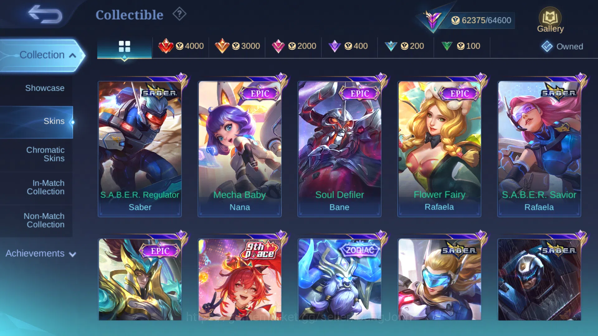 Mobile Legends: Bang Bang Accounts Skin 258 | 2 Prime | 6 Zodiac | Prime Grangger | P image 4