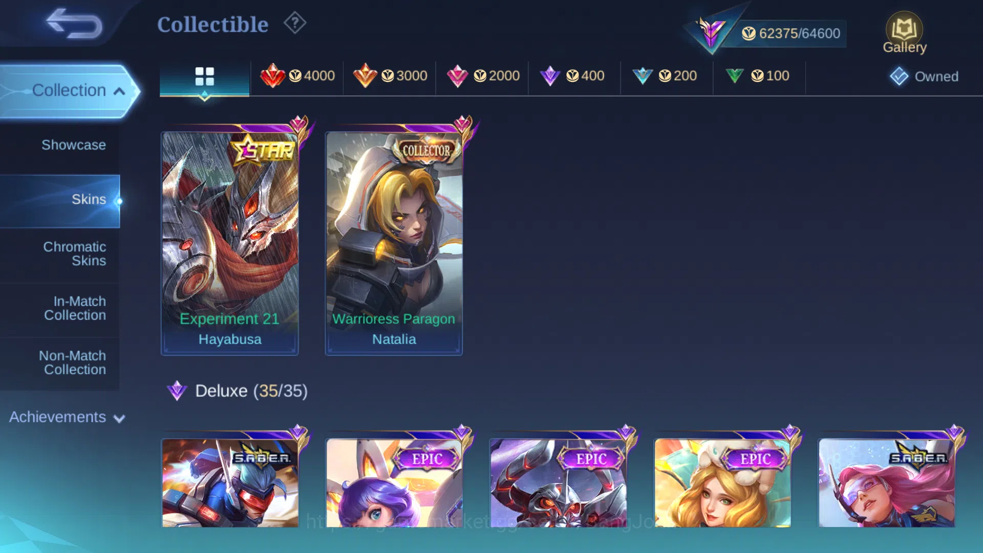 Mobile Legends: Bang Bang Accounts Skin 258 | 2 Prime | 6 Zodiac | Prime Grangger | P image 5