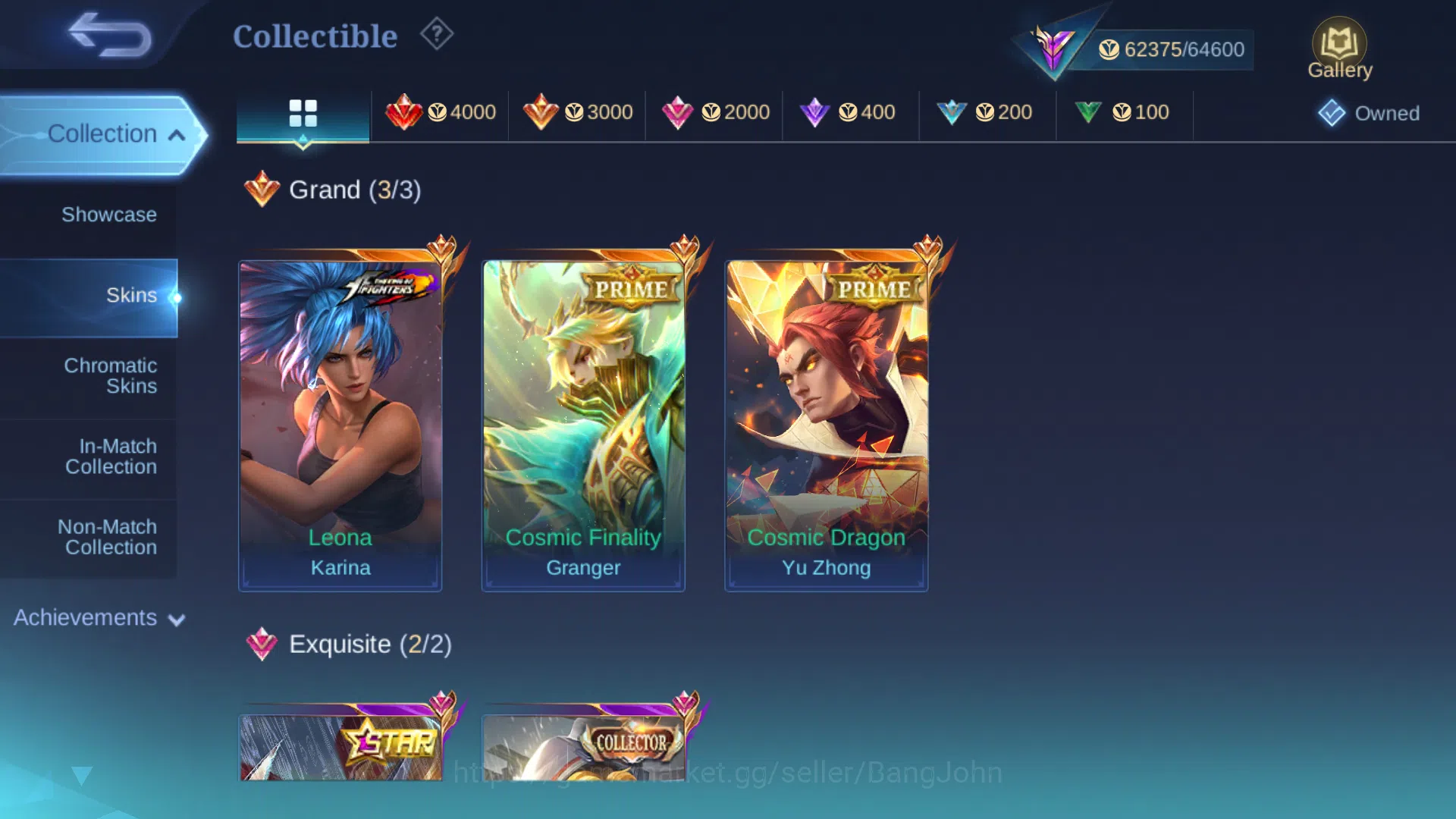 Mobile Legends: Bang Bang Accounts Skin 258 | 2 Prime | 6 Zodiac | Prime Grangger | P image 6