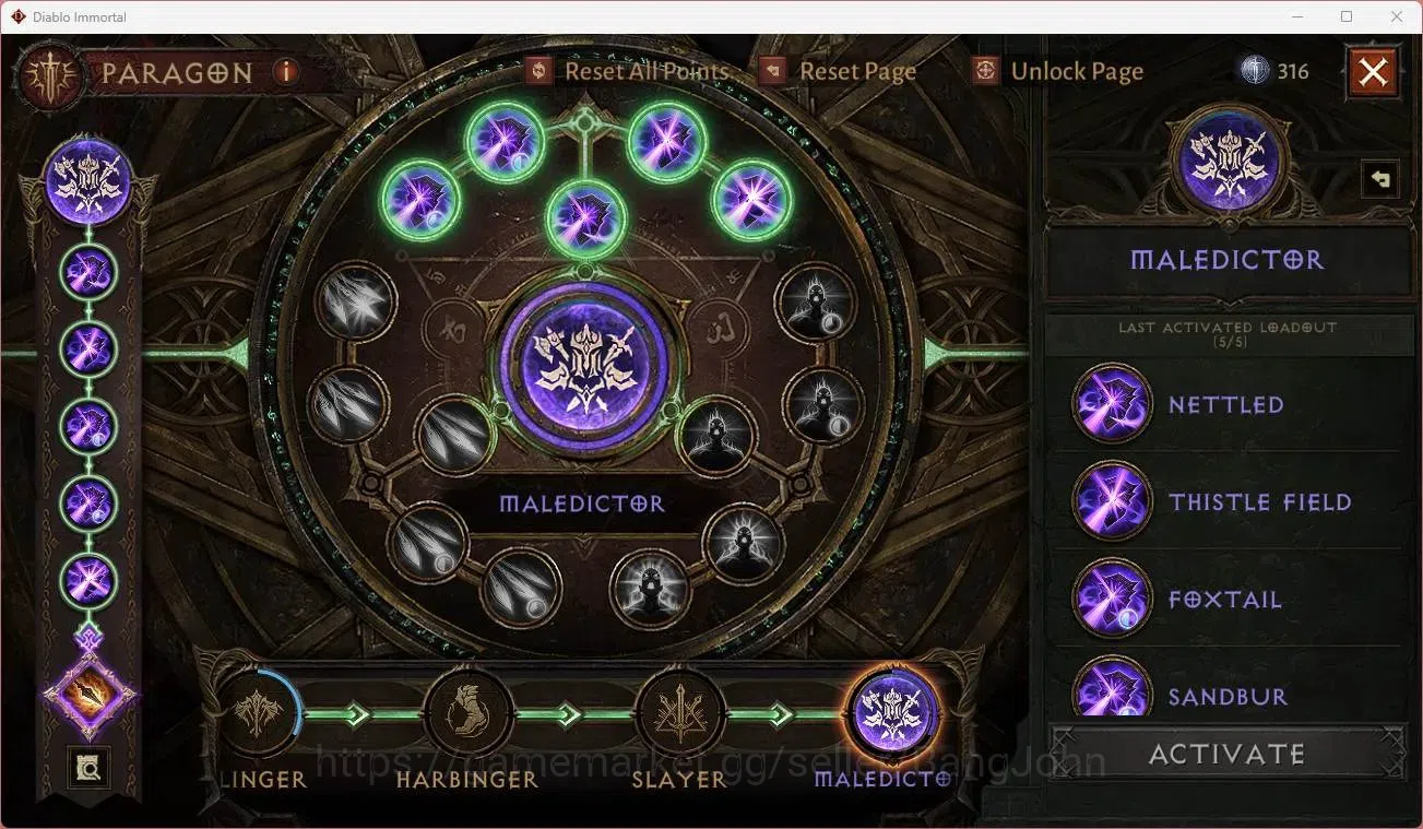 Diablo Immortal Accounts Others EU - Secheron |60 (436) Tempest - Maledictor|CR 32.5K|Reso 480|Inferno I|Lv 30 (1 3