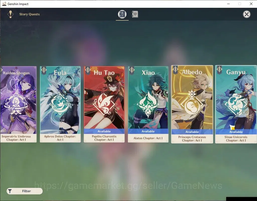 Genshin Impact Accounts Asia|AR 48|4 Limit +31(*4Character)|Escoffier,Arle image 11