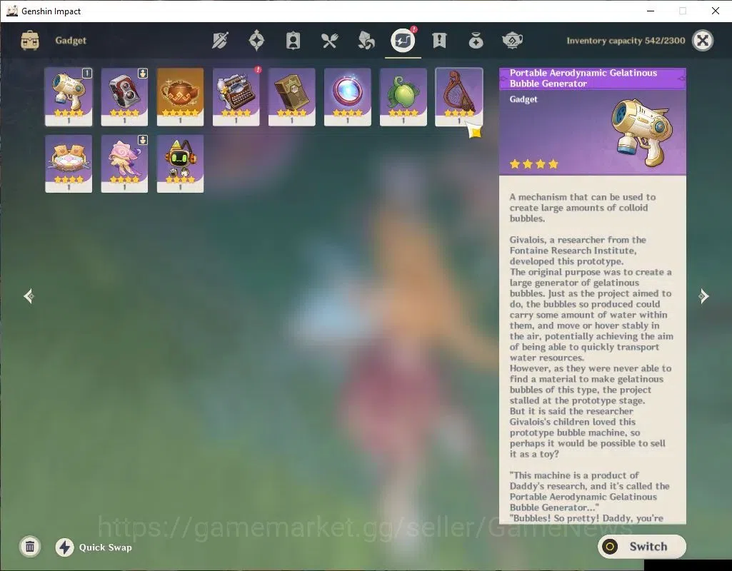 Genshin Impact Accounts Asia|AR 48|4 Limit +31(*4Character)|Escoffier,Arle image 7
