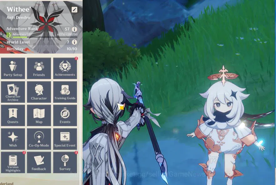 Genshin Impact Mid Game ASIA|AR 57|8 Limited +4(5*Weapon)|Furina,Arlecchin image 1