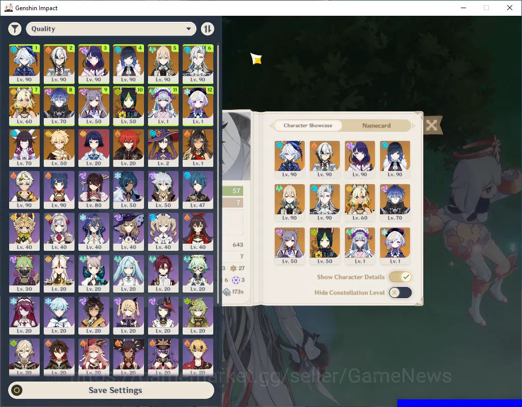 Genshin Impact Accounts Mid Game ASIA|AR 57|8 Limited +4(5*Weapon)|Furina,Arlecchino,Raiden,Yelan,Etc|1skin|MC Male|Take 2