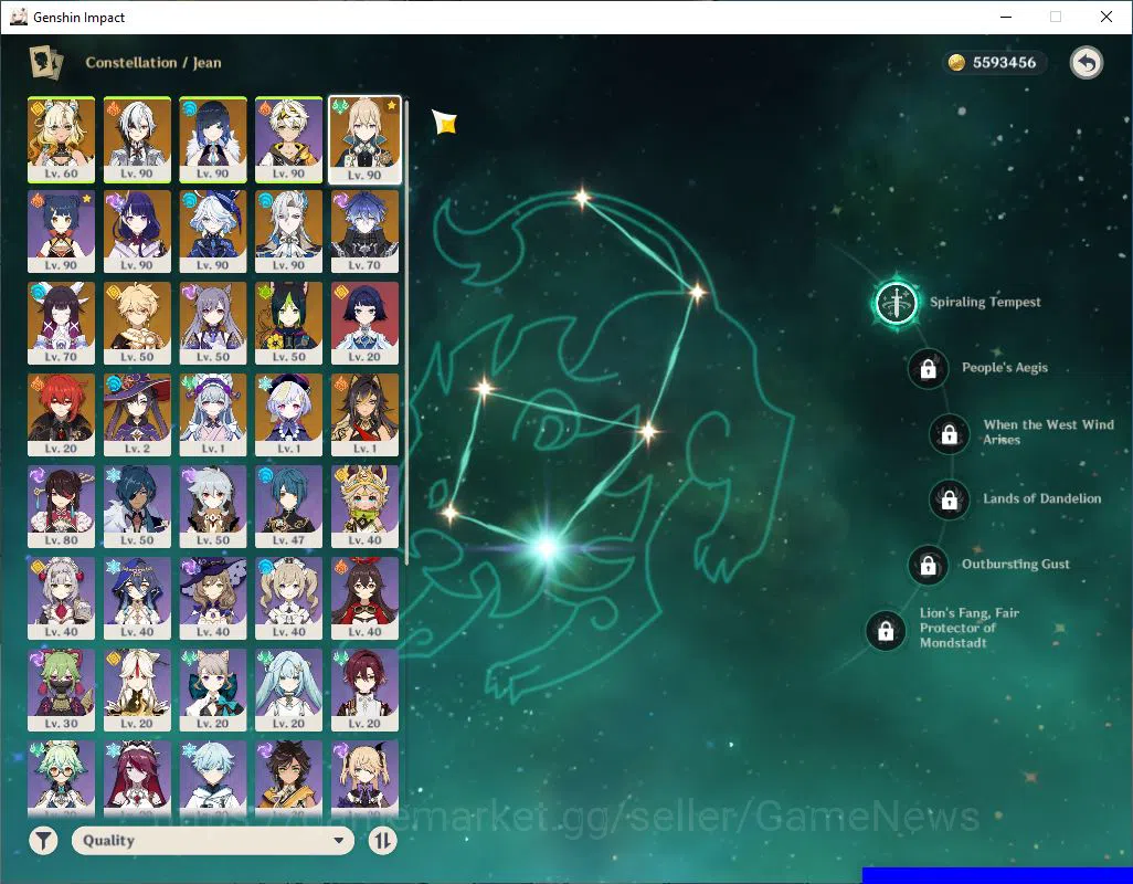 Genshin Impact Accounts Mid Game ASIA|AR 57|8 Limited +4(5*Weapon)|Furina,Arlecchino,Raiden,Yelan,Etc|1skin|MC Male|Take 3