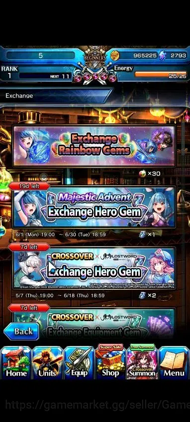 Grand Summoners Accounts Global|2793 cc Ready Gacha|Rank 1|3 Ascend|Summer  image 7