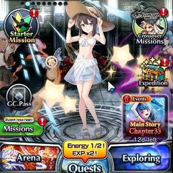 Grand Summoners Starter Global|2793 cc Ready Gacha|Rank 1|3 Ascend|Summer  image 1