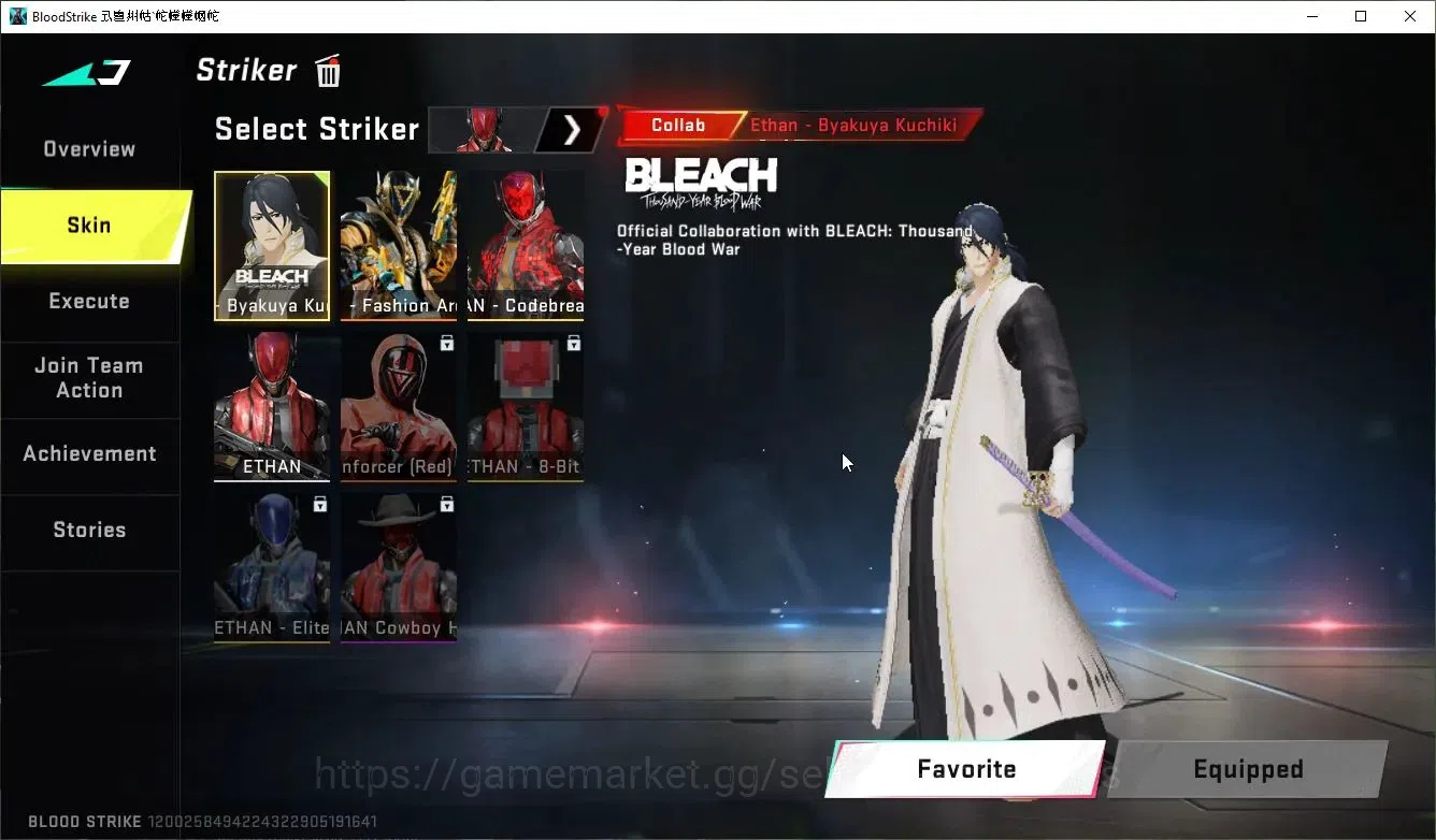 Blood Strike Accounts ASIA|ETERNAL Zero+Collab BLEACH Byakuya,EVA-KAtya, image 7