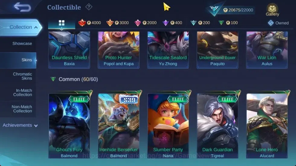 Mobile Legends: Bang Bang Accounts Hero 78|Skin 102|Covenant Benedetta,S.A.B.E.R Sabe image 12