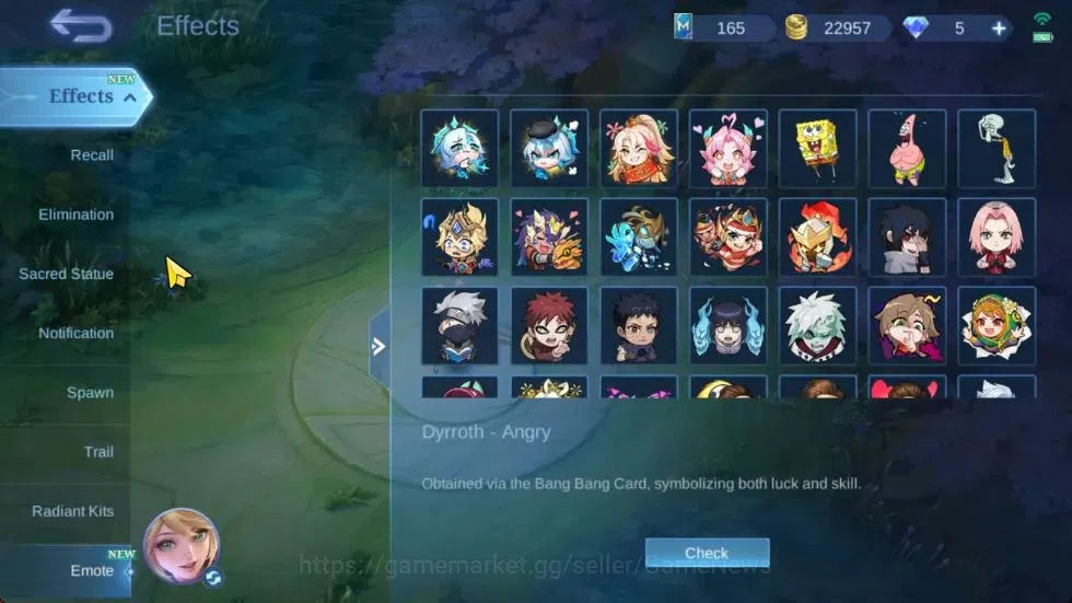Mobile Legends: Bang Bang Accounts Hero 78|Skin 102|Covenant Benedetta,S.A.B.E.R Sabe image 19